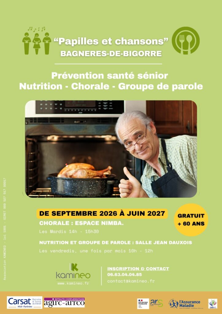 teliers Gratuits Séniors (+60 ans) à Bagnères-de-Bigorre | Kamineo